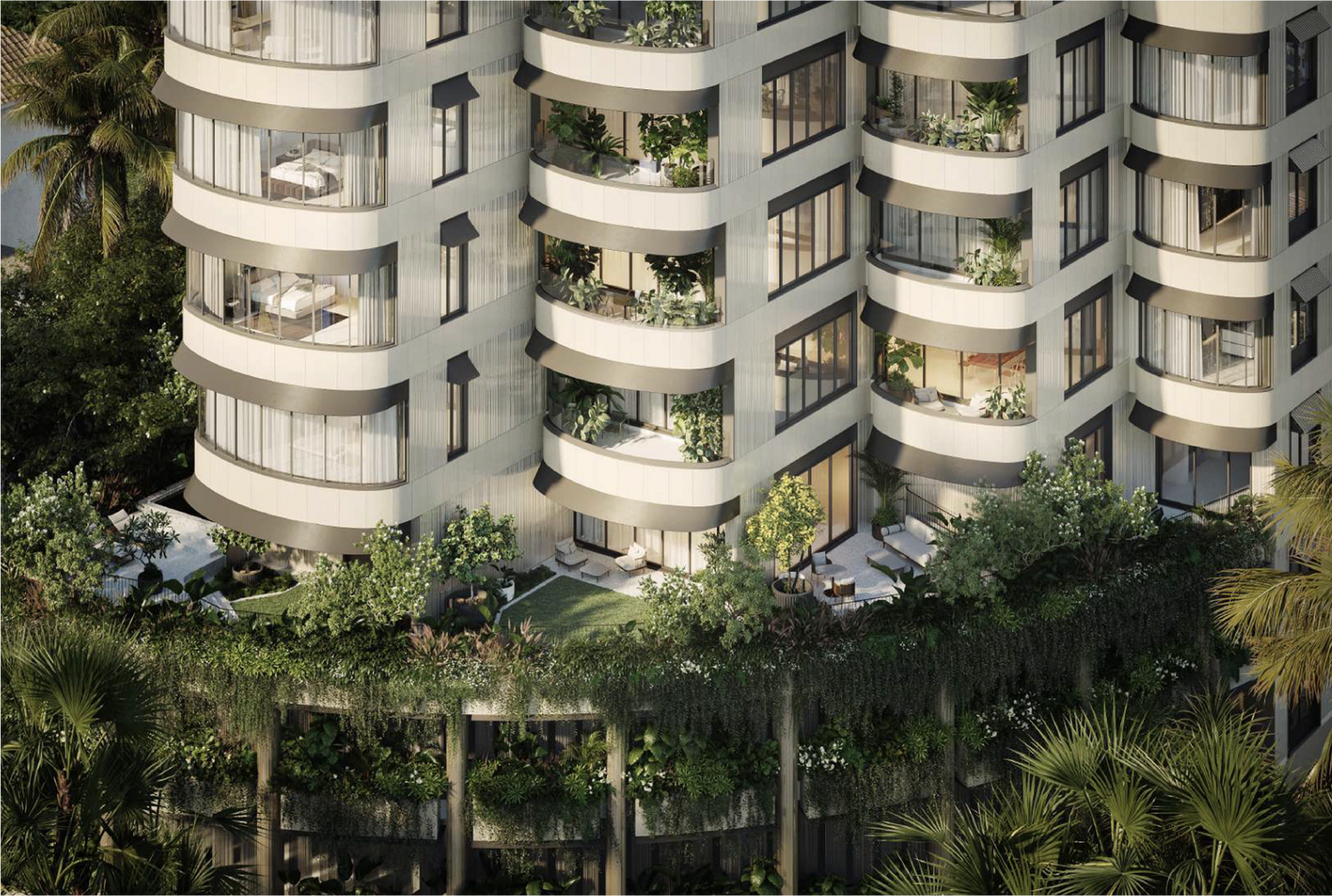Morena House replaces the erstwhile Belgian consulate with a 70 meters tallapartment building. Constructed to maximise the benefits of tropical living,the building’s layout allows ample natural light and ventilationacross all floors. The tower has been designed with close attention tosustainability. Morena House has already obtained aplatinum rating from IGBC in the pre-certification process.
