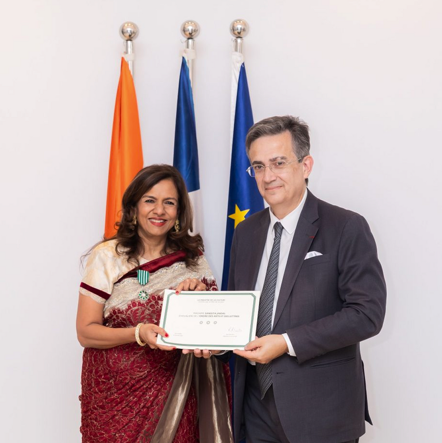 Sangita Jindal conferred one of France’s most prestigious distinctions